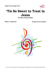 'Tis So Sweet to Trust in Jesus P.O.D cover